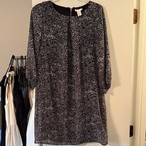 H&M Black and White Dress